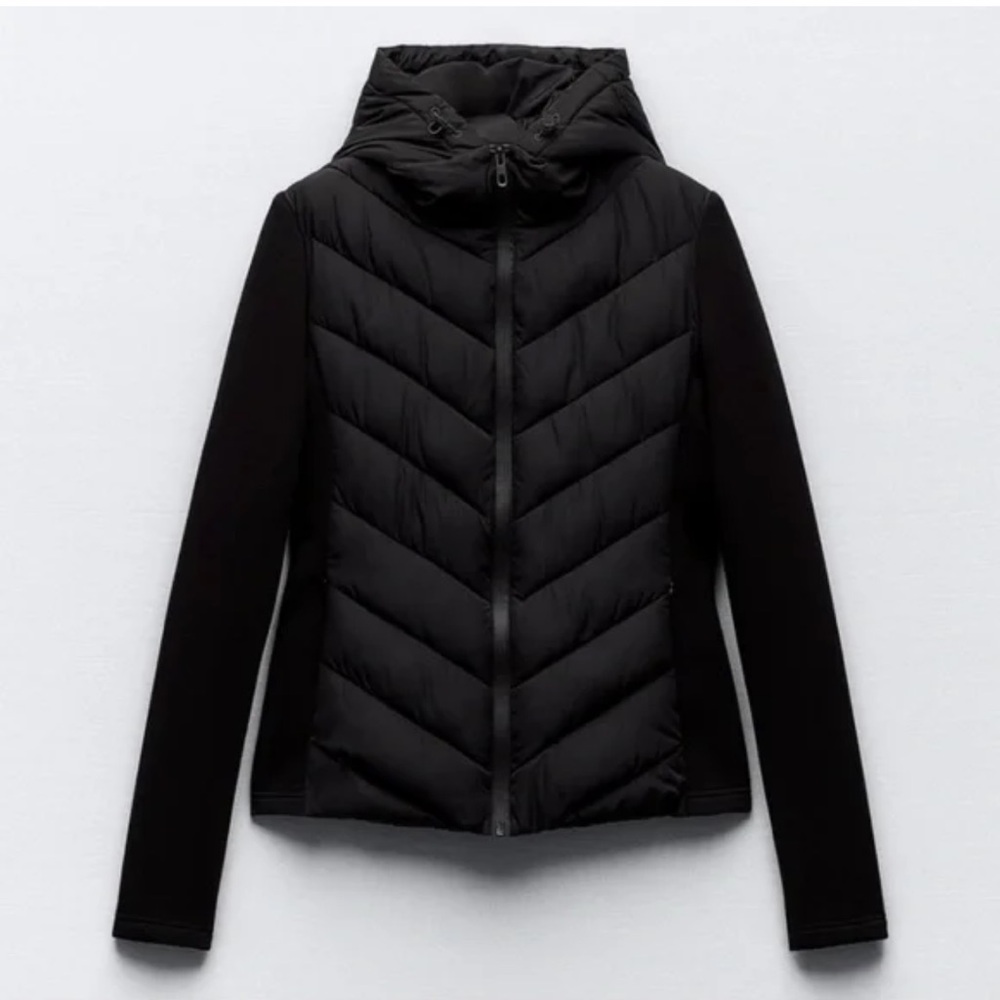 Zara Combination Puffer Jacket
